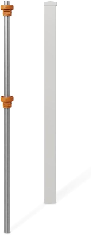 5ft No Dig Windsor Finishing Post with Steel Pipe Anchor Kit