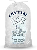 8 LB Ice Bags with Drawstring (500 Count) - Clear Reusable Ice Storage