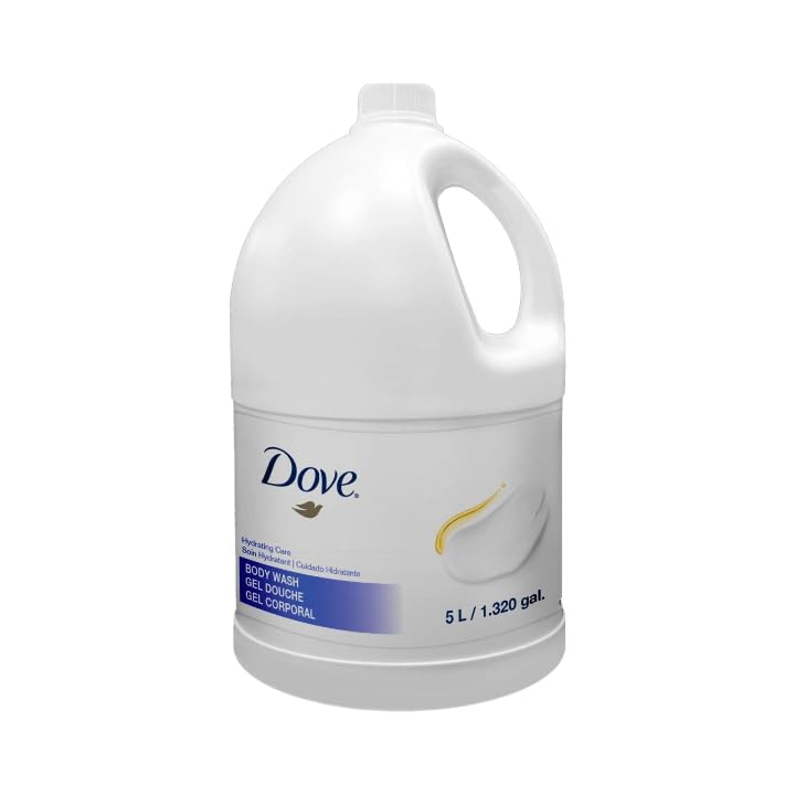 Dove 5 Liter PRO Body Wash Daily Moisturizer Refill Bottles