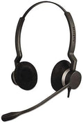 Jabra Biz 2300 Duo Headset with Quick Disconnect Cord - Renewed