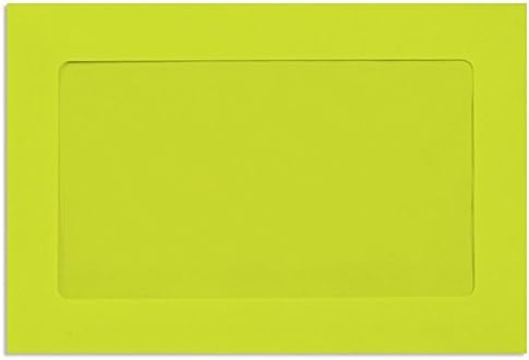 LUXPaper 6 x 9 Full Face Window Envelopes for Business Use