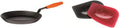 Lodge Carbon Steel Skillet 12ft with Scrapers - Seasoned, Durable