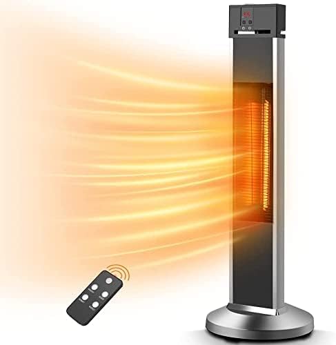 1500W Infrared Heater - Instant Warmth & Quiet Operation