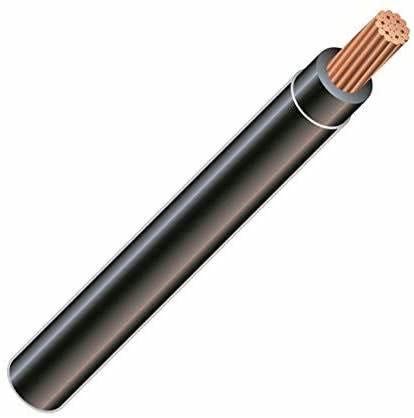 6 AWG 19-Stranded THHN Black Copper Building Wire for Versatile Use