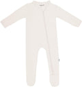 KYTE BABY Unisex Zipper Closure Footies - Soft Bamboo Sleepwear Sole