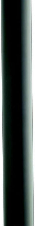 Kichler Outdoor Accessory Post Black 84in - Durable Post for Lanterns