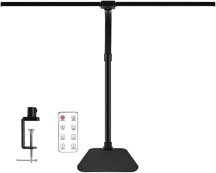 LED Desk Lamp for Office and Home - Eye Caring Light with Timer