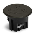 Lew Electric PBR1-FPDB Round Floor Box Kit - Flush Wood Floor Power
