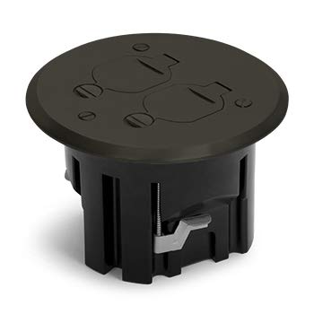 Lew Electric PBR1-FPDB Round Floor Box Kit for Wood Floors
