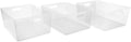 Clear Storage Bin 3-Pack XL (13.9 x 10.6 x 5.75) - Tidy, Stackable