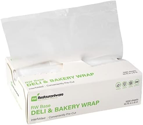 Restaurantware Plastic Deli Sheets for Easy Food Wrapping