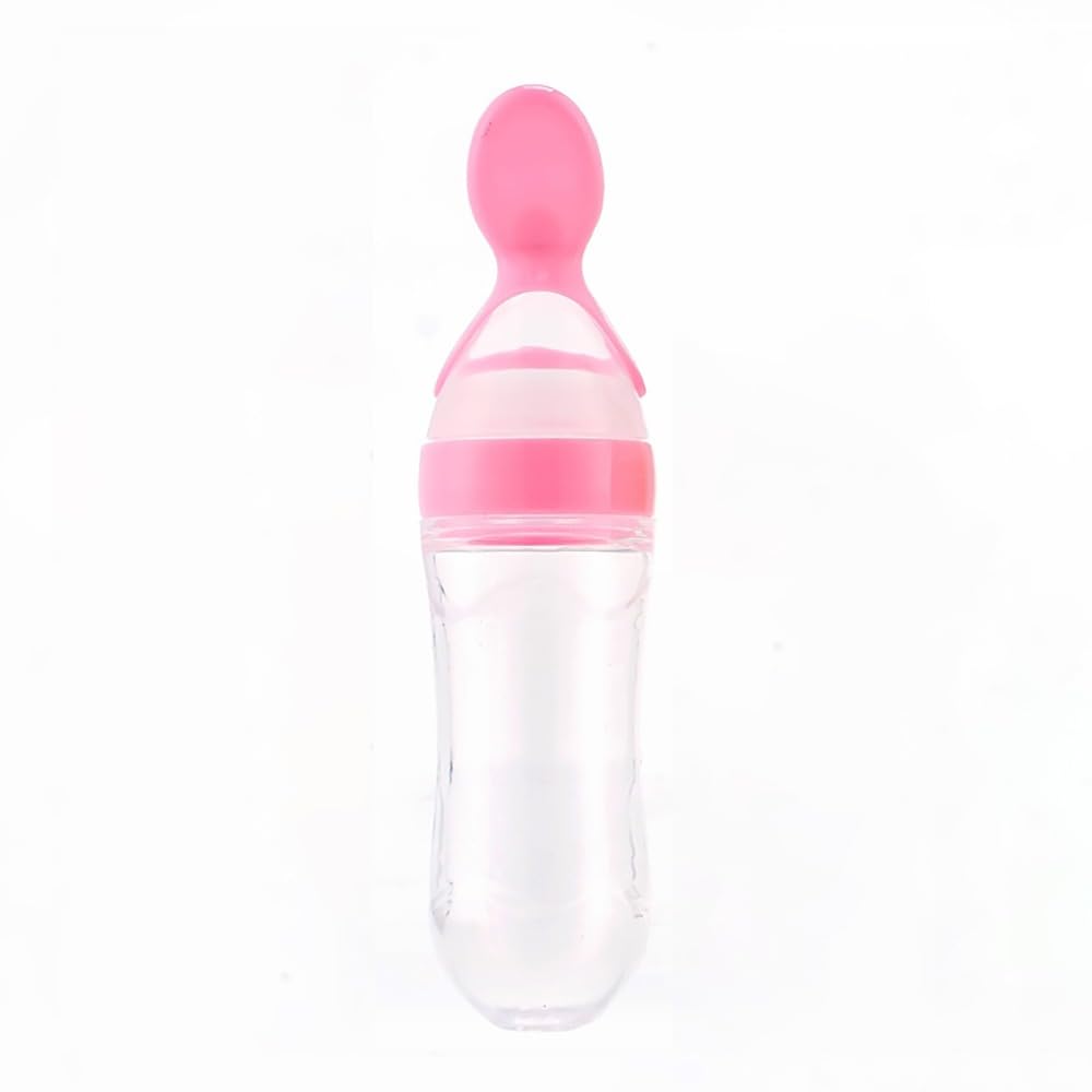 Safe & Convenient Baby Food Feeder - Pink