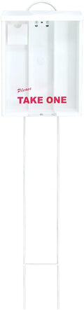 Outdoor Real Estate Brochure Box with Yard Stake - Holds 250 Flyers