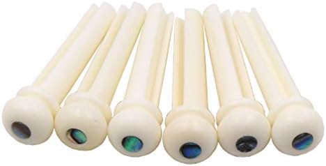 DISENS 6pcs Bone Bridge Pins for Enhanced Acoustic Sound