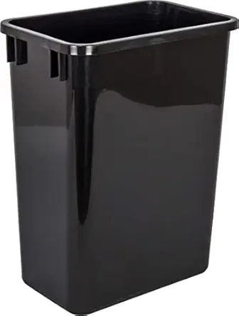 Plastic Waste Container for 35qt Pull-Out Kits - Black