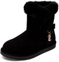 Girls Winter Boots Mid Calf - Warm Insulated Snow Booties