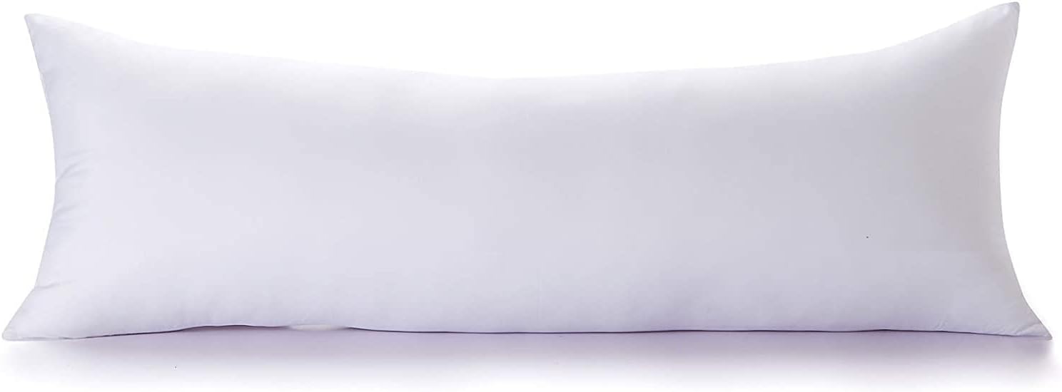 Acanva Fluffy Bed Sleeping Body Pillow Insert for Comfort