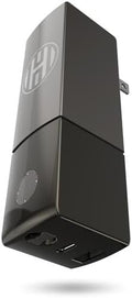HALO 5000AC Power Bank with Foldable AC Plug Midnight - Compact Travel