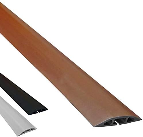 Electriduct D-2 Low Profile Rubber Duct Cord Cover - 5 Feet