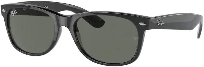 Ray-Ban RB2132 New Wayfarer 55MM Square Sunglasses Bundle
