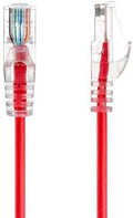 CAT5E Plenum 325ft Ethernet Cable - Red, Solid Copper ()