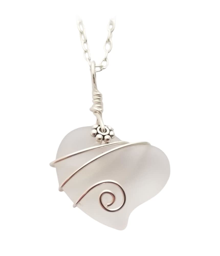 Yinahawaii Handmade Sea Glass Necklace for Unique Gifts