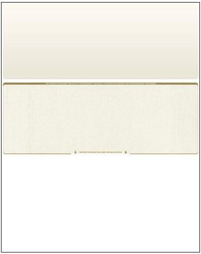 Business Voucher Check Stock - 2500 Sheets with Gold Diamond