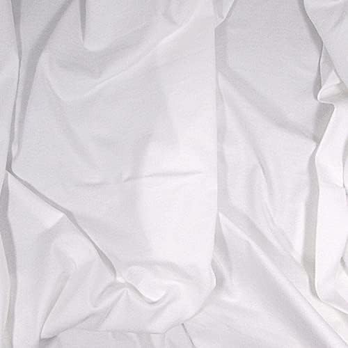 Organic Cotton Jersey Fabric - 9.5 Ounce - Soft White - 5 Yards