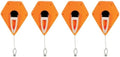 4PCS Keson P100 Octagonal Chalk Line Reel, 100-ft Capacity - Reliable