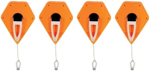 4PCS Keson P100 Chalk Line Reel Set for Precision Marking