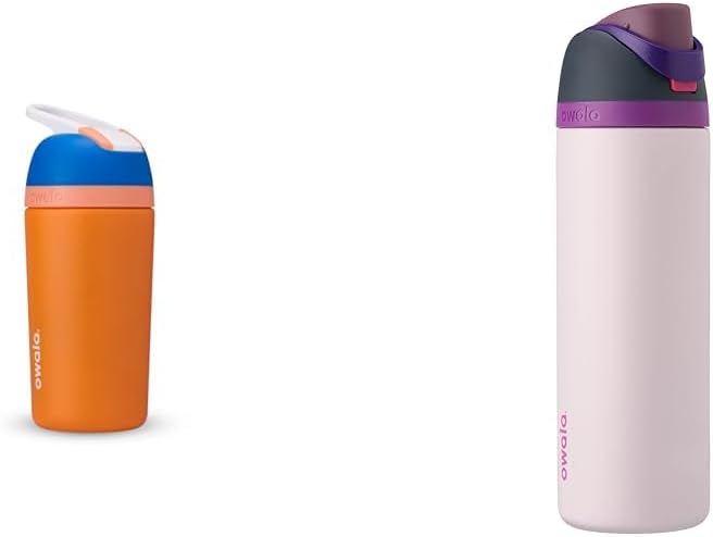 Owala Kids 14-Ounce Flip Bottle and 24-Ounce FreeSip Bundle