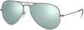 Ray-Ban RB3025 Metal Aviator Sunglasses For Men For Women - Classic