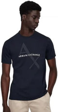Armani Exchange Men's Logo Crew Neck Tee for All-Day Comfort