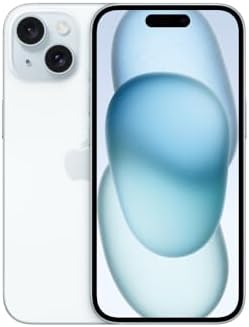 Apple iPhone 15 Unlocked 256GB Blue - Premium Renewed Device