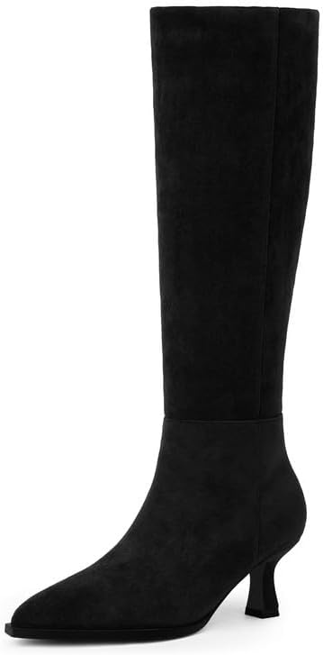 Modatope Knee High Boots for Women - Stylish Kitten Heel Design