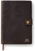 Full Grain Leather Refillable Journal Cover with A5 Notebook