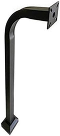 Aluminum Gooseneck Pedestal Keypad Stand 2 in x 2 in x 42 in - Durable