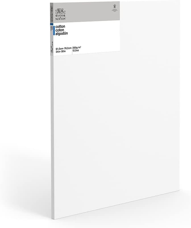 Winsor & Newton Classic Cotton Canvas, 24in x 30in, White Quality