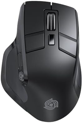 Wireless Mouse for Computer with Ergonomic Design and OLED Display