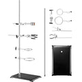 VEVOR Lab Stand Support 23.6in Rod with Cast Iron Base - Stable Lab