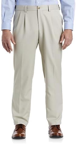 Oak Hill Men's Big and Tall Microfiber Waist-Relaxer Pants Review