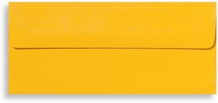 LUXPaper #10 Business Envelopes - Peel & Press Sunflower Yellow