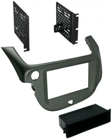 Car Stereo Dash Kit for Aftermarket Radio Installation - Silver