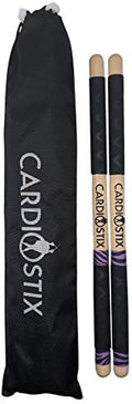 Cardiostix Cardio Drum Sticks 1 Pair - Weighted 8.5oz for Cardio