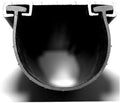 Garage Door Parts Clopay T-end Bottom Rubber Seal - Flexible 4 1/2in