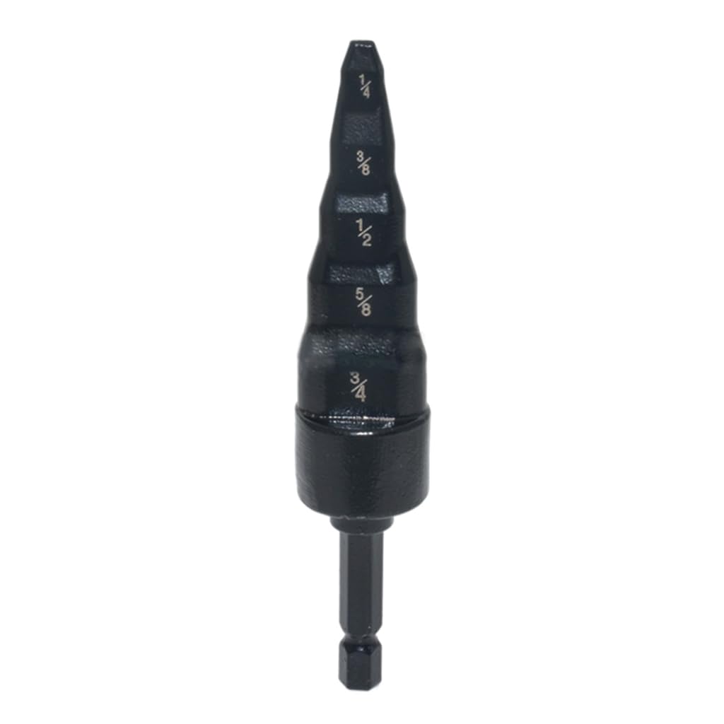 Zaviftie 5-in-1 Copper Pipe Swaging Drill Bit Set - Expand & Install with Ease!