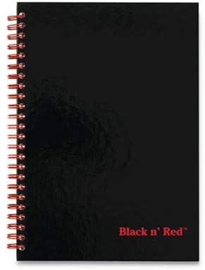 Black n' Red Business Journals, 3-Pack, Optik Paper, Scribzee App