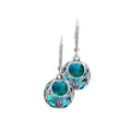 Handmade Vintage Lace Leverback Earrings - Eco Friendly Treasure