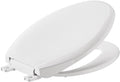 Champion Slow-Close Elongated Toilet Seat - Quiet, Easy-Clean Fit