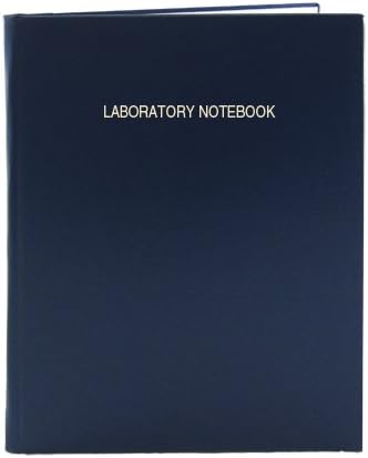 Extra Large Lab Notebook with Durable Blue Imitation Leather Cover